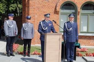 Przemówienie Zastępcy Komendanta Wojewódzkiego Policji w Łodzi.