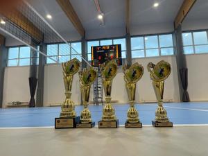 Turniejowe puchary.