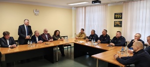 Głos zabrał zastępca Wójta Gminy Brzeziny.