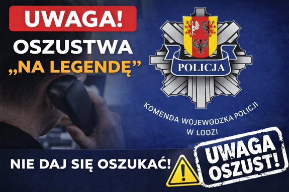 Logo ostrzegające przed oszustwami.