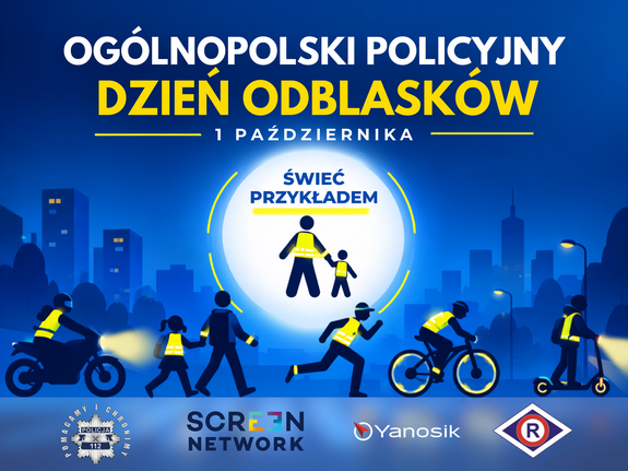 Logo  Ogólnopolskiego dnia odblasków.