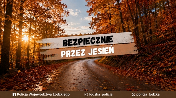 Logo - bezpiecznie przez jesień.