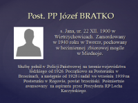 tablica Józefa Bratko.